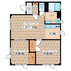 サンライズ21の物件間取画像